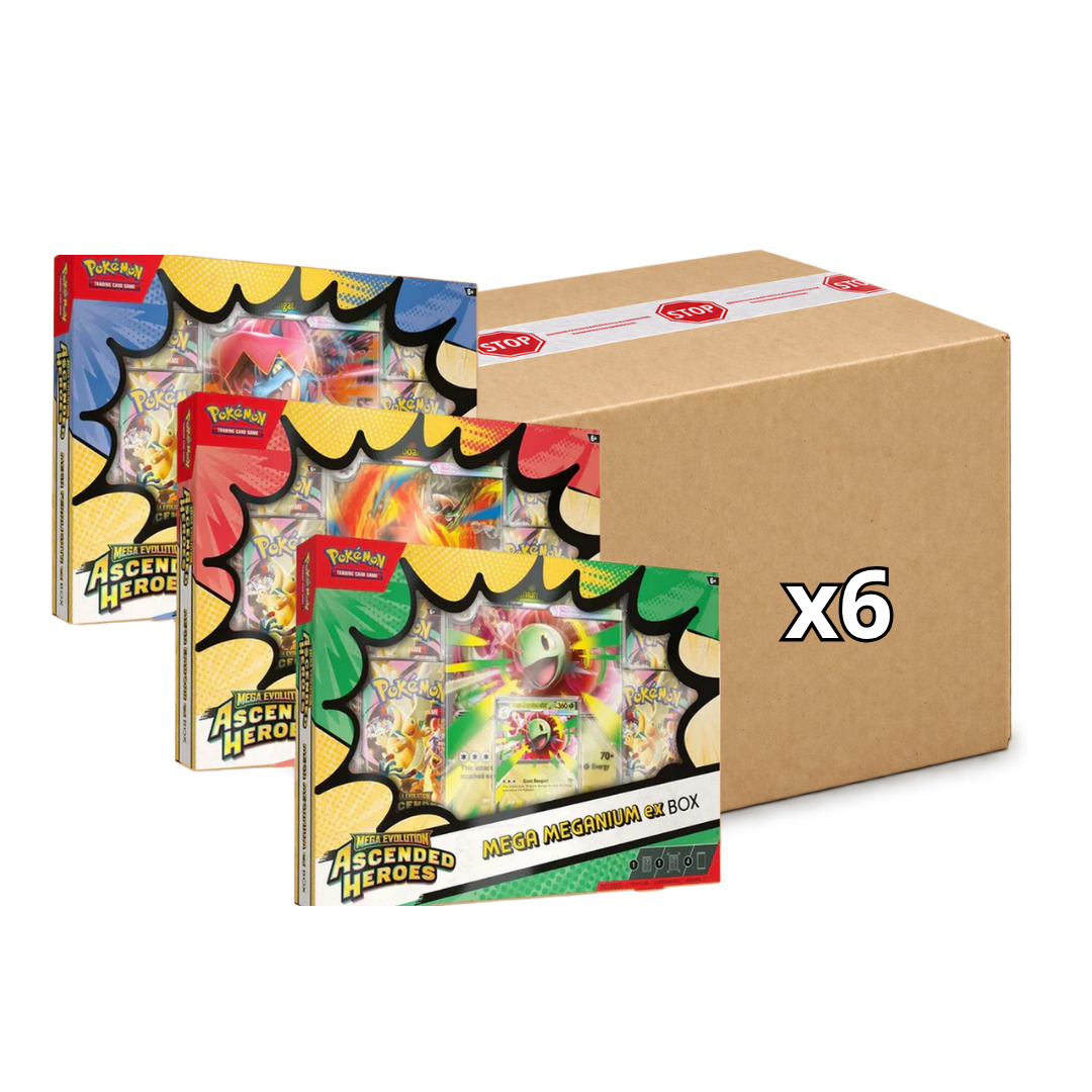 Sealed Case Mega Ascended Heroes Ex Boxes ME2.5