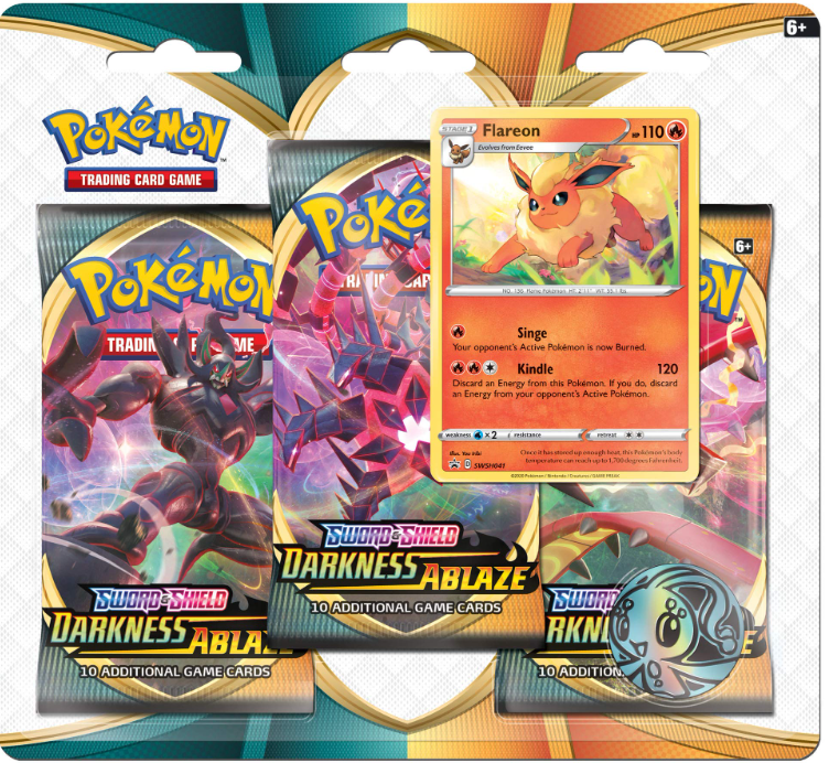 Darkness Ablaze Flareon 3-Pack Blister