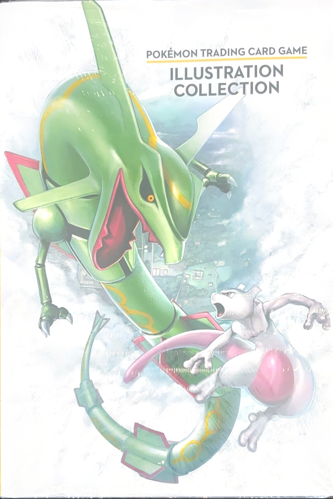 Pokemon Illustration Collection Book Rayquaza Mewtwo Sealed