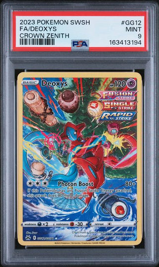 PSA 9 DEOXYS CROWN ZENITH