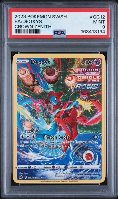PSA 9 DEOXYS CROWN ZENITH