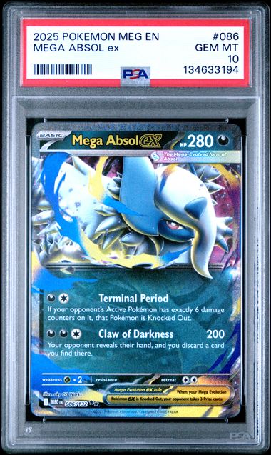 PSA 10 MEGA ABSOL ex MEGA EVOLUTION
