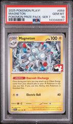 PSA 10 MAGNETON 2025 POKEMON PLAY! SERIES 7 *POP 3*