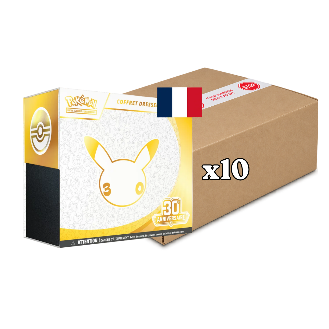Sealed Case 30th Celebration French Elite Trainer Box