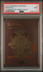 PSA 9 MEOWTH SHINY GOLD STADIUM TIP