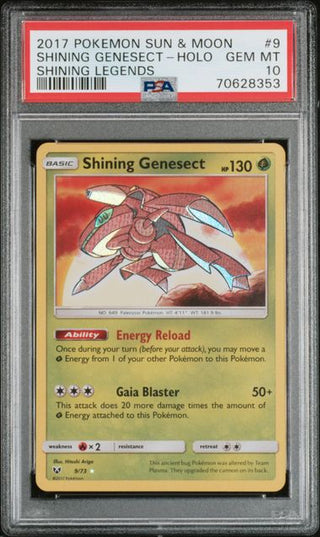 PSA 10 SHINING GENESECT-HOLO SHINING LEGENDS