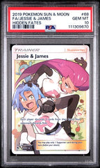 PSA 10 FA/JESSIE & JAMES HIDDEN FATES