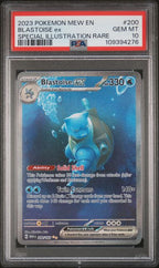 PSA 10 BLASTOISE EX 151 SIR