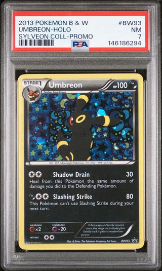 PSA 7 UMBREON HOLO SYLVEON COLL PROMO