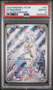 PSA 10 N'S RESHIRAM ILLUSTRATION RARE