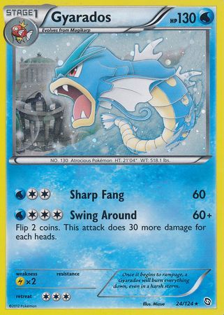Gyarados (Cosmos Holo) (24/124) - Blister Exclusives Holofoil