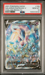 PSA 10 GALARIAN RAPIDASH V CHILLING REIGN