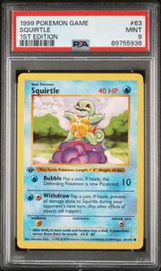 PSA 9 SQUIRTLE 1ST EDITION