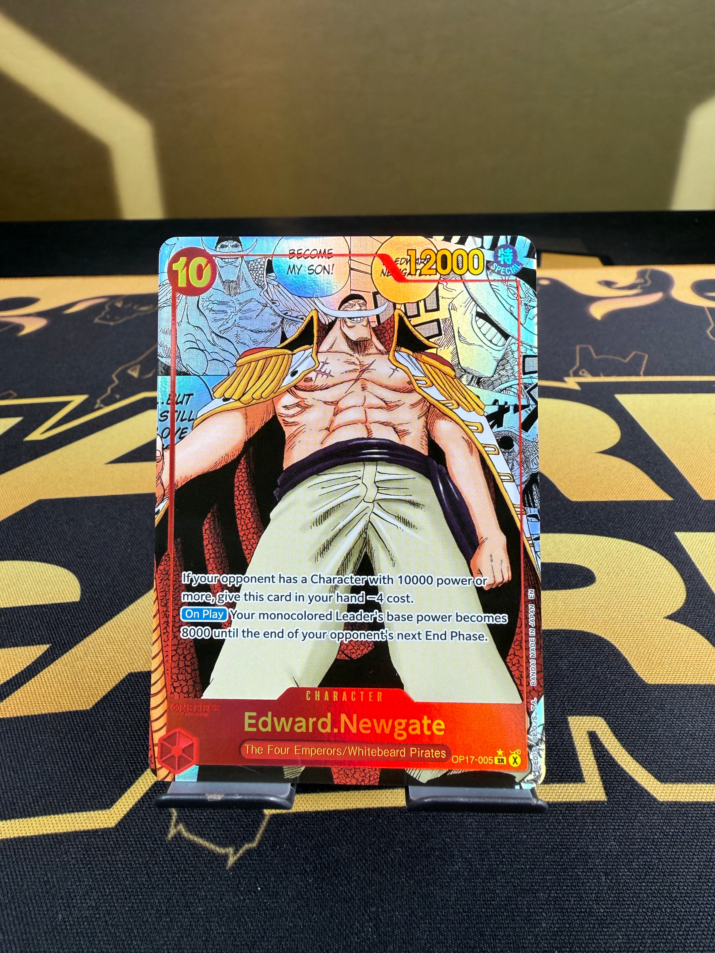 Edward.Newgate Manga OP-17-005 English One Piece TCG Card Game