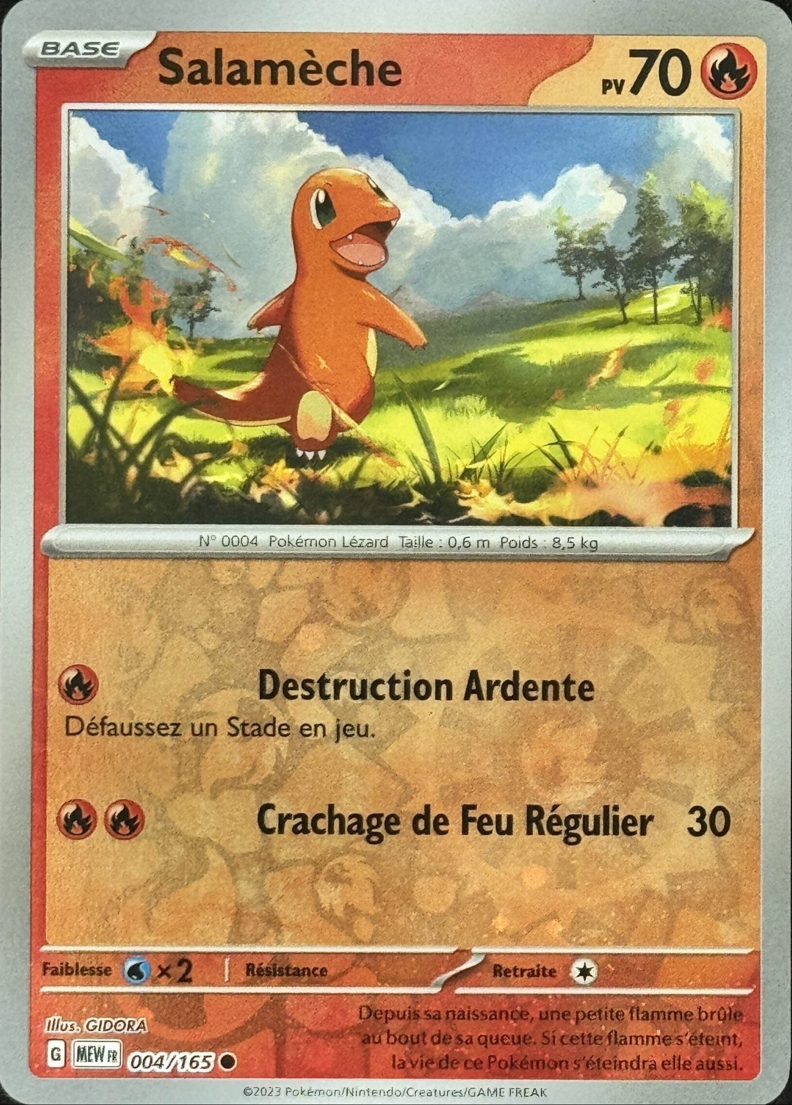 Salamèche (004/165) Cosmo Reverse 151 FRENCH