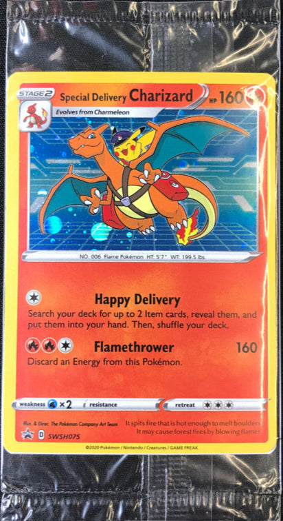 Special Delivery Charizard - SWSH075 - Pokemon Center Online Exclusive [SEALED]