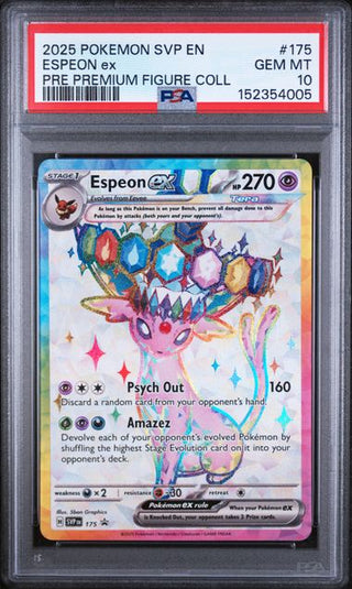 PSA 10 ESPEON ex PREMIUM FIGURE COLL