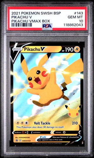 PSA 10 PIKACHU V SWORD & SHIELD PROMO