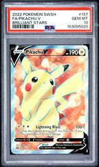 PSA 10 FA/PIKACHU V BRILLIANT STARS