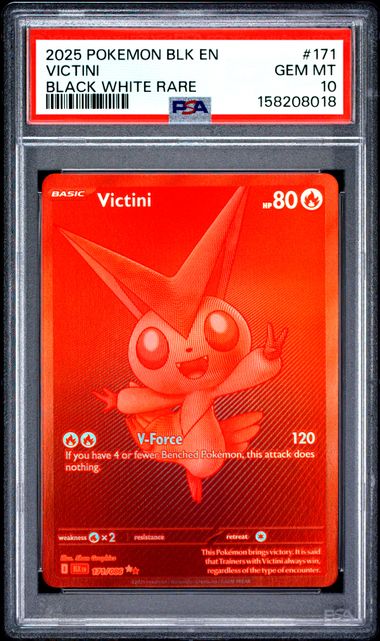 PSA 10 VICTINI BLACK WHITE RARE