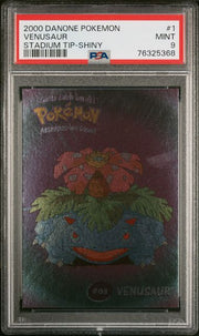 PSA 9 VENUSAUR SHINY STADIUM TIP