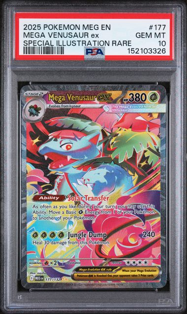 PSA 10 MEGA VENUSAUR EX MEGA EVOLUTIONS