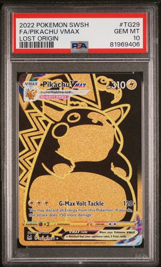 PSA 10 FA/PIKACHU VMAX LOST ORIGIN