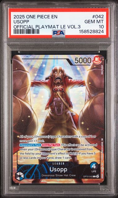PSA 10 USOPP OFFICIAL PLAYMAT LE VOL.3