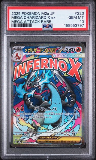PSA 10 MEGA CHARIZARD X EX JAPANESE M2A