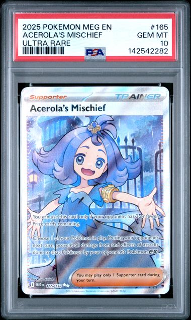 PSA 10 ACEROLA'S MISCHIEF ULTRA RARE