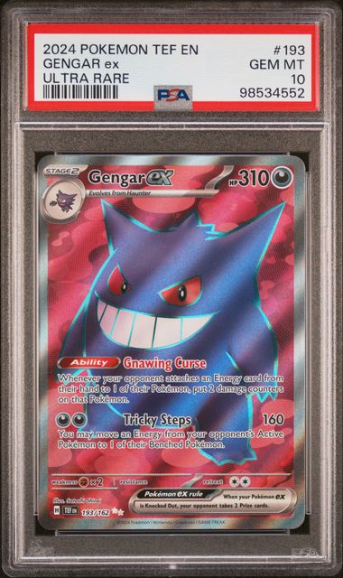PSA 10 GENGAR EX ULTRA RARE