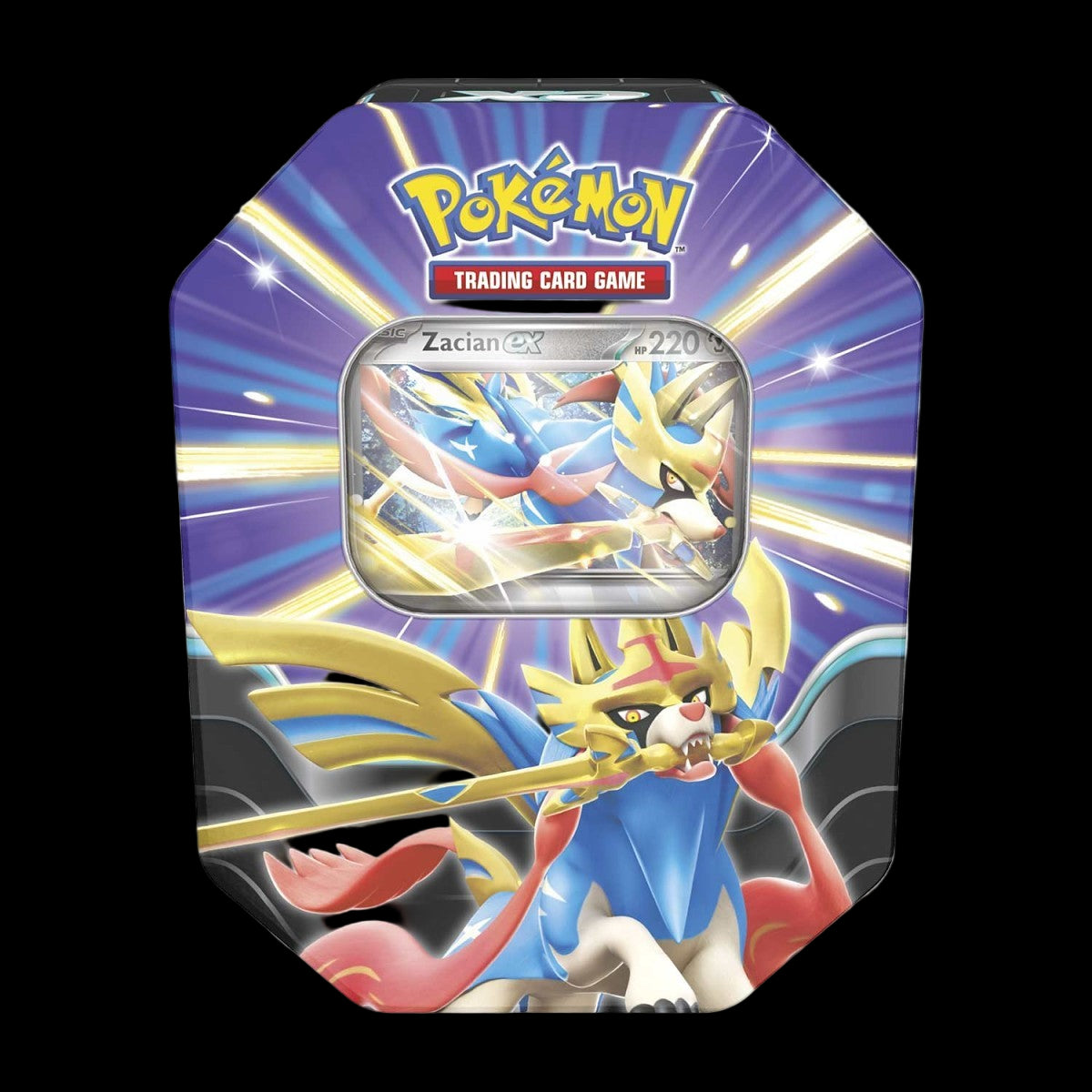 Zacian Ex Slashing Tin