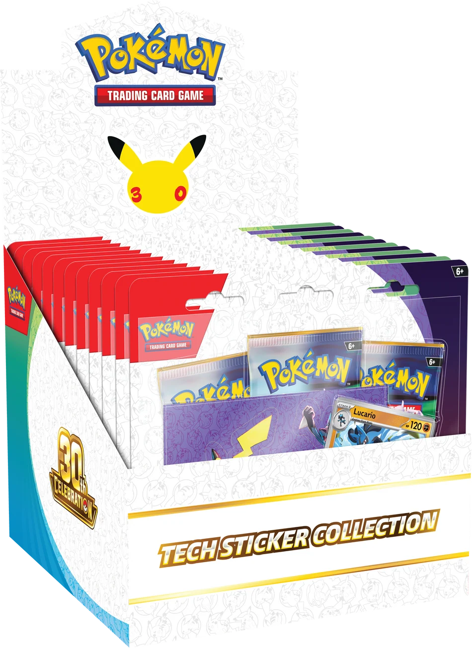 Display Celebrations 30th Anniversary Tech Stickers