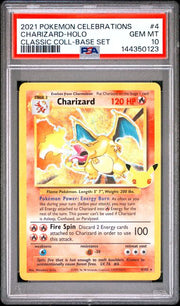 PSA 10 CHARIZARD-HOLO CELEBRATIONS