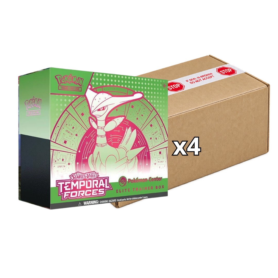 Sealed Case Temporal Forces Iron Leaves Pokemon Center Elite Trainer Boxes SV05