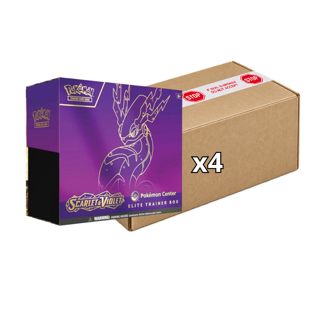 Sealed Case Scarlet & Violet Miraidon Pokemon Center Elite Trainer Boxes SV01