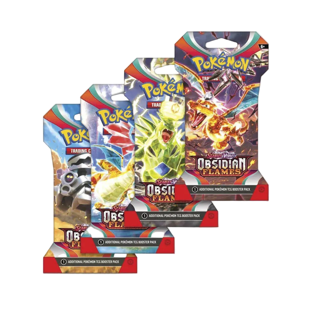 Obsidian Flames Sleeved Pack