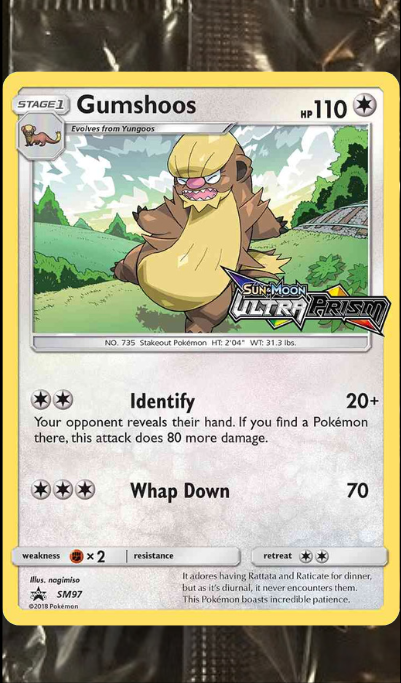 Gumshoos SM97 Sun & Moon Promo [Sealed]