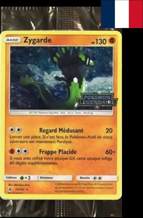 Zygarde 72/131 Pokémon Légendaire français scellé