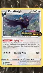 Corviknight 156/189 Darkness Ablaze [Sealed]
