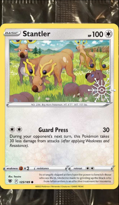 Stantler 125/189 Holiday Calendar [Sealed]