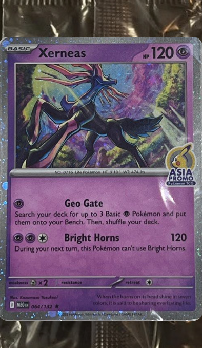 Xerneas 064/132 Mega Evolution Asia Promo [Sealed]
