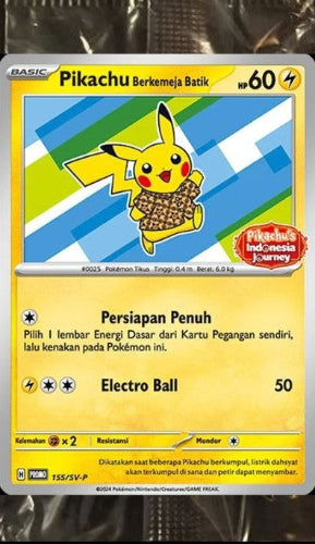 Pikachu en chemise Batik 155/SV-P indonésien [Scellé]