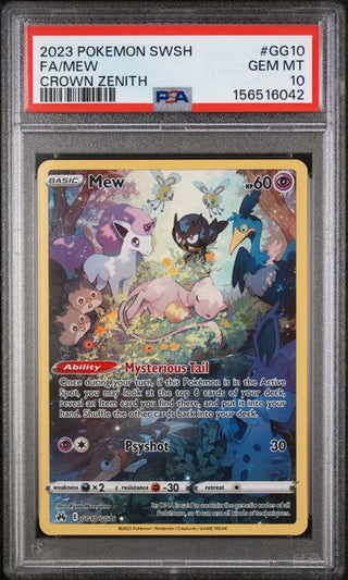 PSA 10 MEW CROWN ZENITH