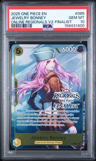 PSA 10 JEWELRY BONNEY ONLINE REGIONALS V2-FINALIST