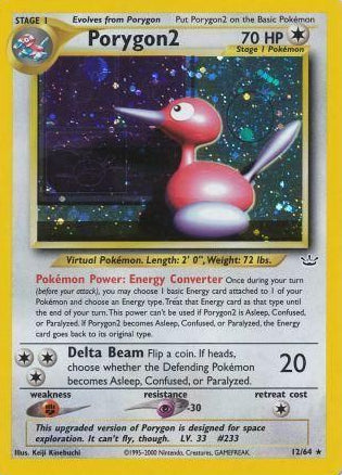 Porygon2 - 12/64 - Holo Unlimited
