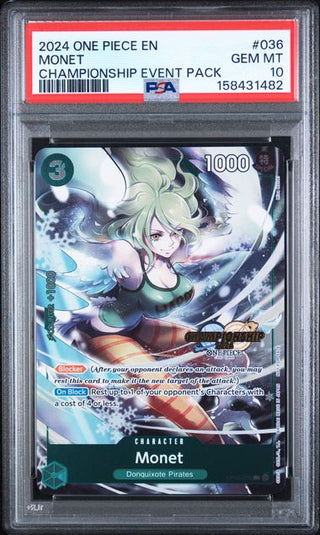 PSA 10 MONET CHAMPIONSHIP 2024 EVENT PACK