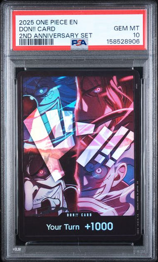 PSA 10 ENGLISH VERSION 2ND ANNIVERSARY SET DON!!