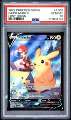 PSA 10 FA/PIKACHU V LOST ORIGIN