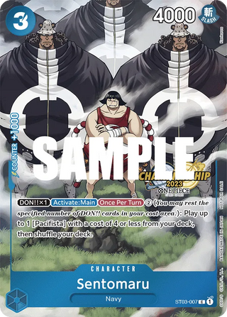 Sentomaru (Championship 2023 Celebration Pack) (ST03-007) - One Piece Promotion Cards Foil